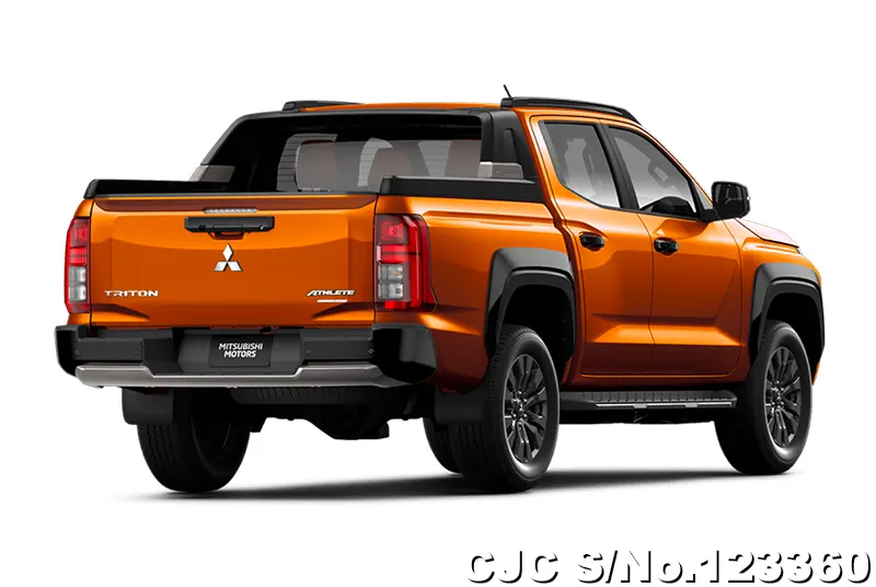 Mitsubishi Triton in Yamabuki Orange Metallic for Sale Image 2